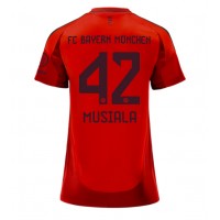 Bayern Munich Jamal Musiala #42 Fußballbekleidung Heimtrikot Damen 2024-25 Kurzarm